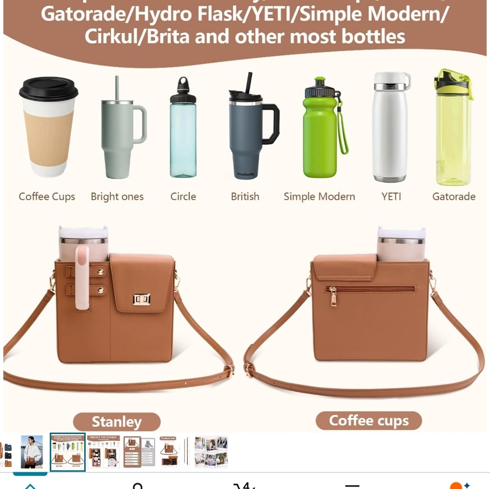 Stylish Cup Bag - Picture 2 of 8